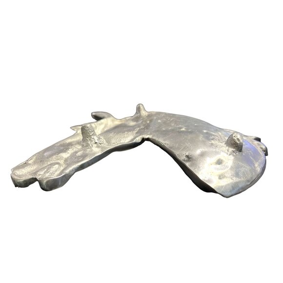 Horse Head Trinket Dish Catch All Sculpture Made in Mexico 6"x6" Equestrian - Picture 5 of 5